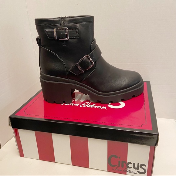 New in box Circus by Sam Edelman sz 10 “Sinead” chunky platform moto boots - Picture 8 of 11